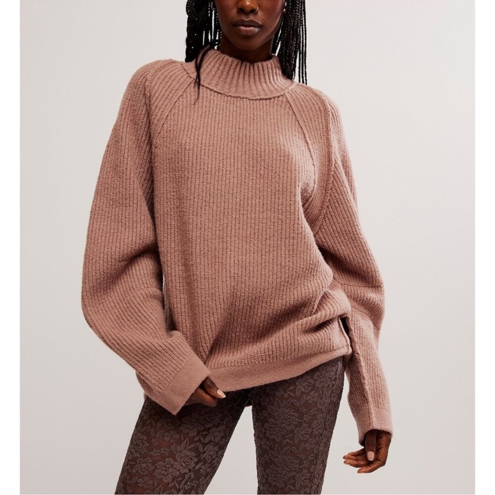 Free People Sunbeam Sweater Taupe Size Small